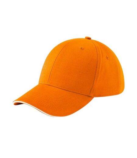 Casquette Athleisure Orange Blanc Beechfield