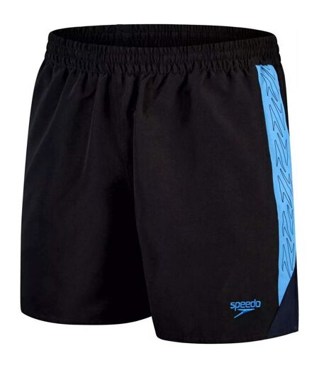 Short De Bain Hyperboom Splice Homme Noir Bleu Plage Vrai Bleu Marine Speedo