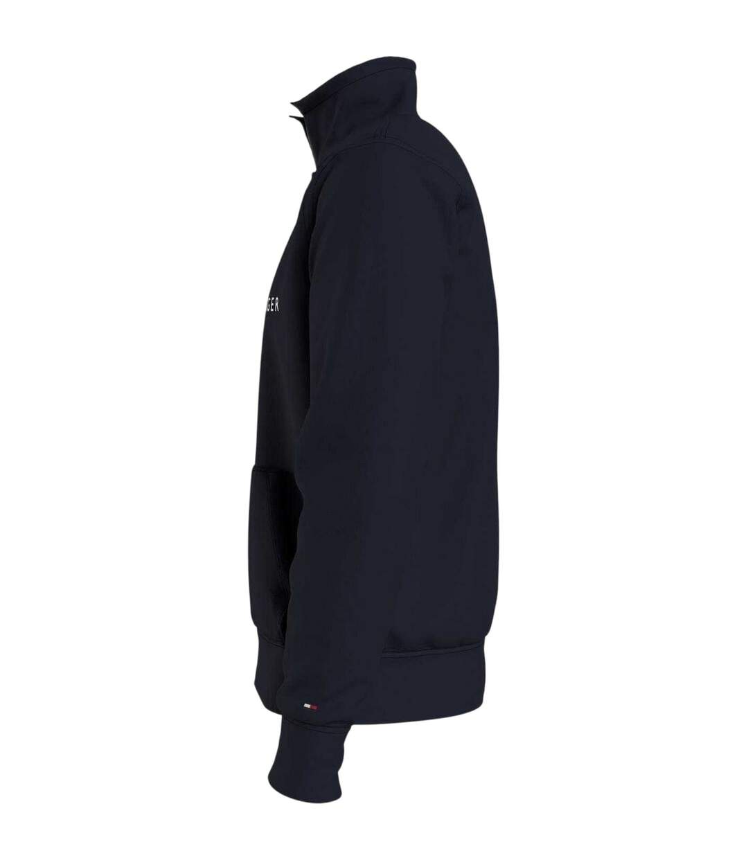 Mens Logo Mock Neck Sweatshirt Desert Sky Tommy Hilfiger-3
