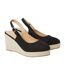 Sandales À Talons Compensés Riya Femme Noir Naturel Dorothy Perkins-3