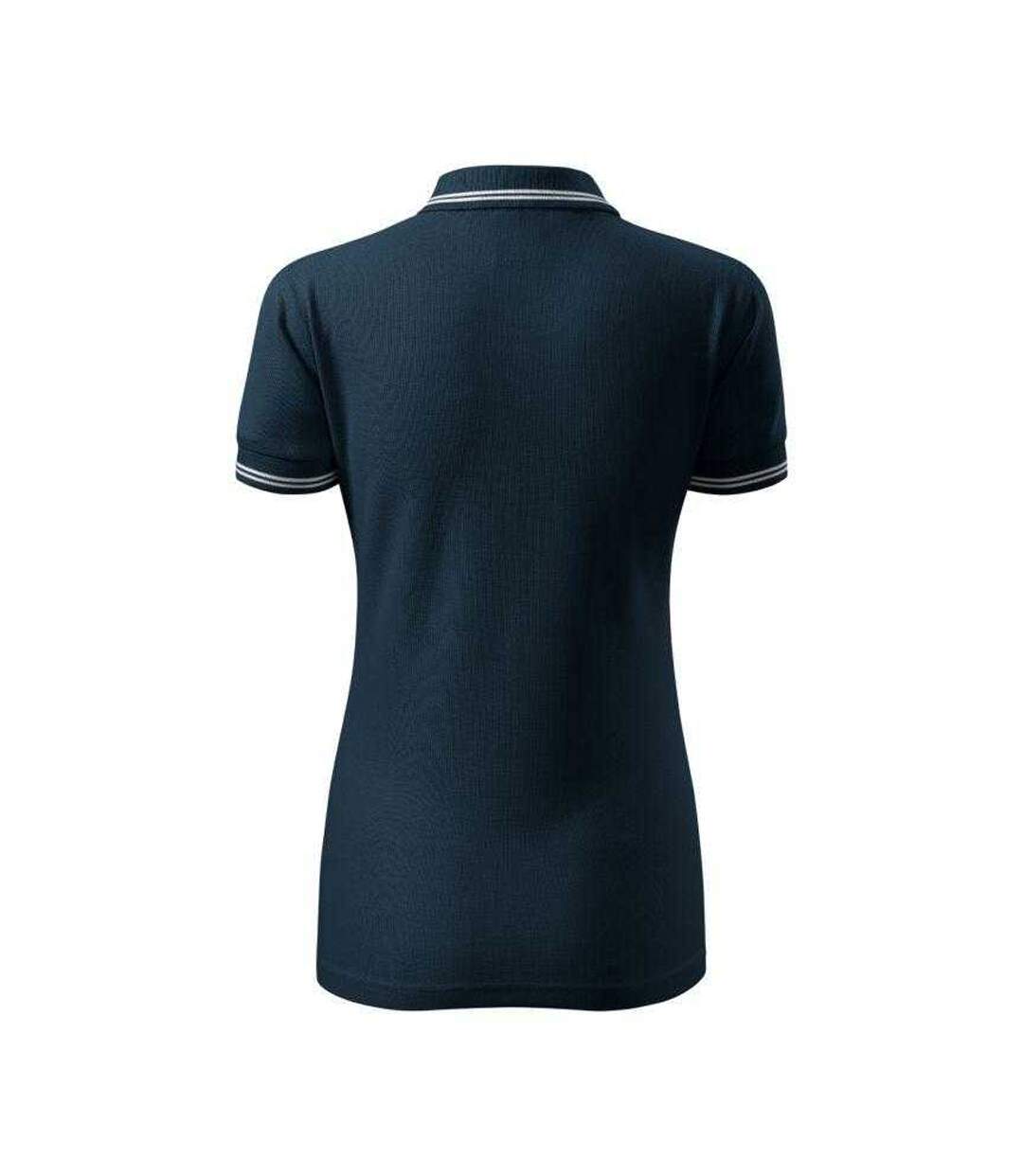 Womens/ladies Adler Urban Polo Shirt Navy Blue Malfini-2