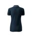 Womens/ladies Adler Urban Polo Shirt Navy Blue Malfini-2