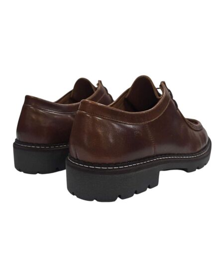 Mens Full Grain Leather Derby Shoes Brown Nicholas Deakins
