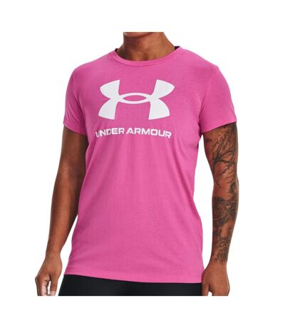 T-shirt Rose Femme Under Armour Live Sportstyle Graphic