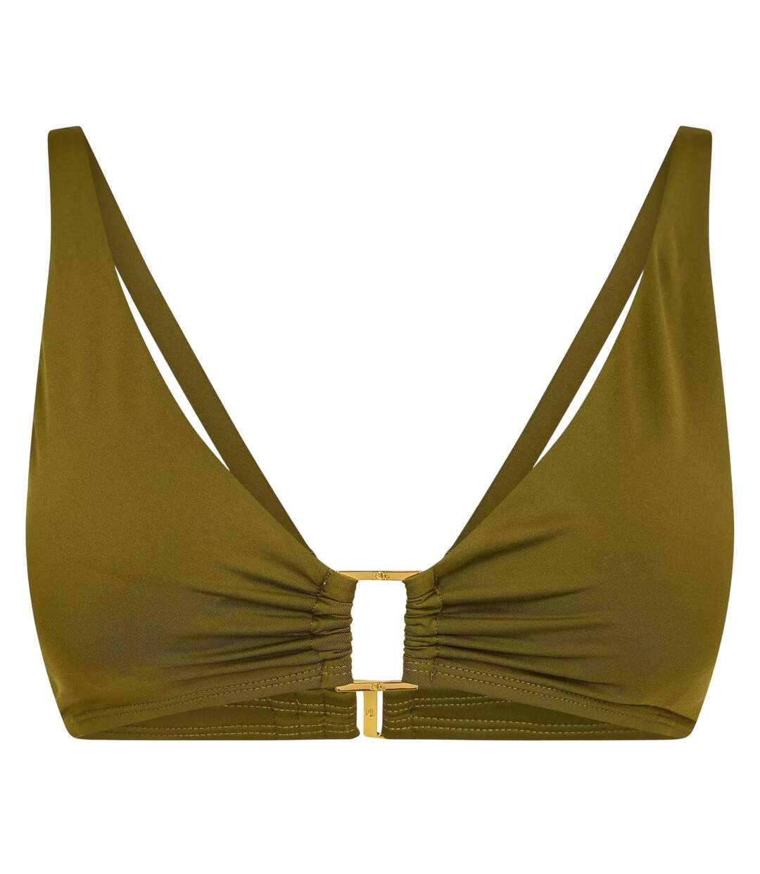 Womens/ladies Lauren Bikini Top Khaki Green Ralph Lauren-3