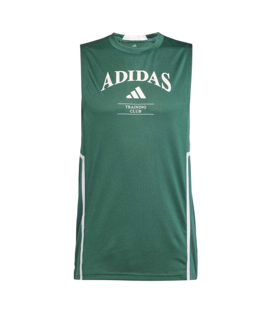 Débardeur Sans Manches Motif/style Logo Imprimé Homme Vert Blanc Adidas-2