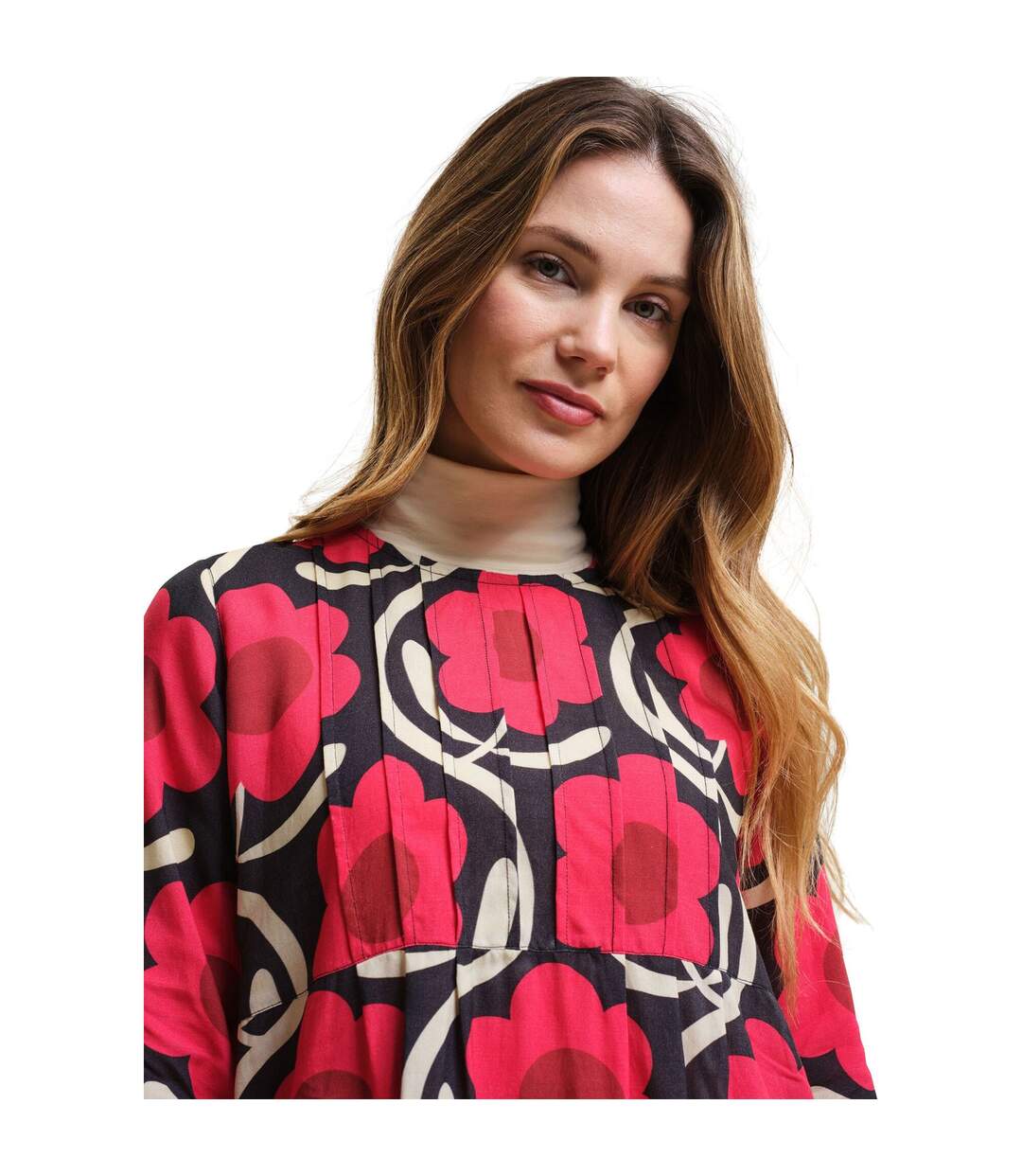 Blouse Motif/style Floral Orla Femme Rose Regatta-1