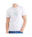 T-shirt Blanc Homme Guess Shaded - L