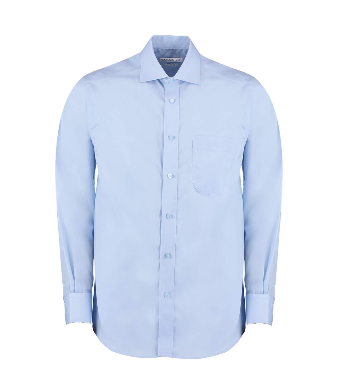 Chemise premium corporate homme bleu clair Kustom Kit