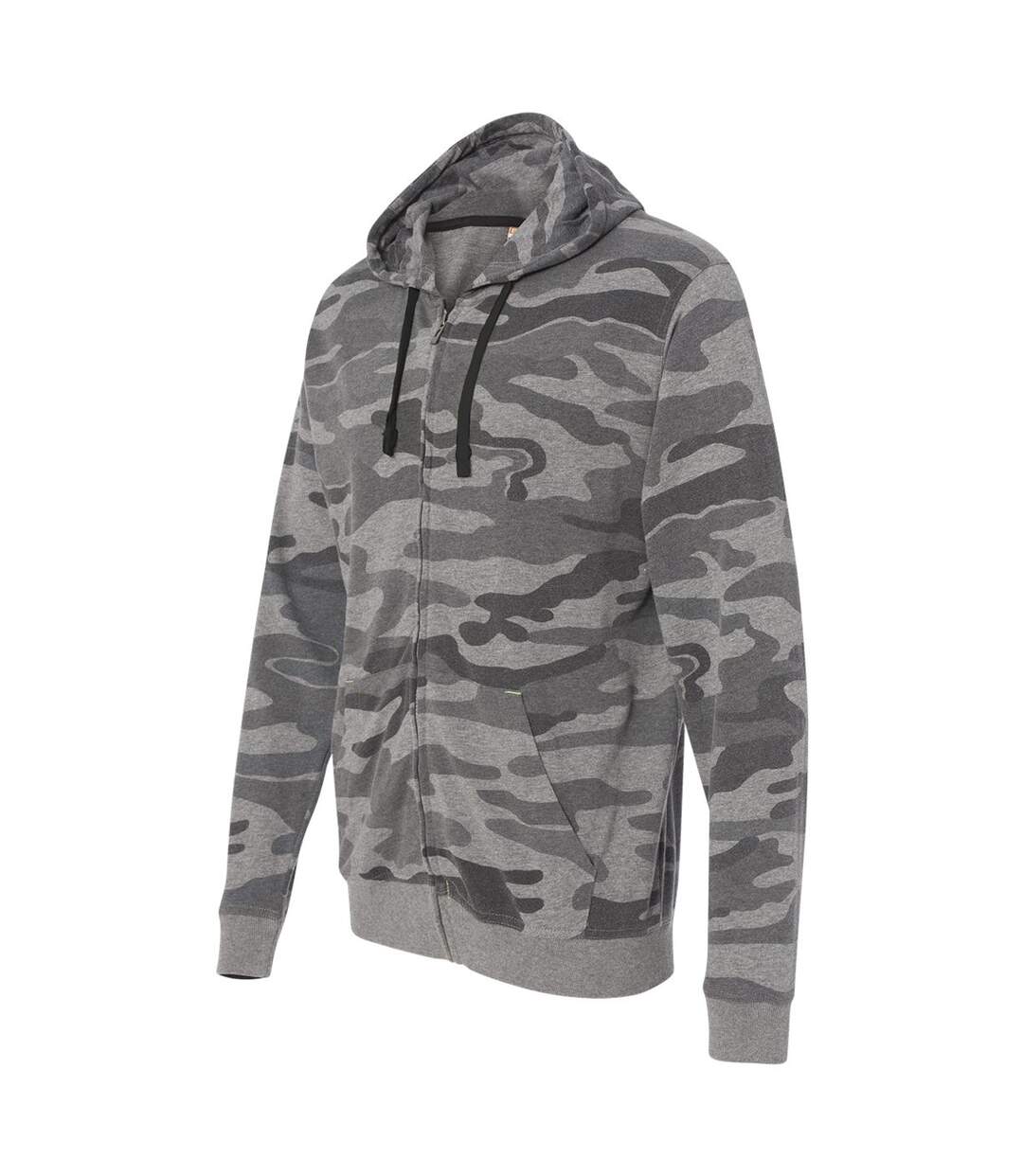 Sweat À Capuche Motif/style Camouflage Adulte Noir Burnside-3