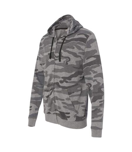 Sweat À Capuche Motif/style Camouflage Adulte Noir Burnside