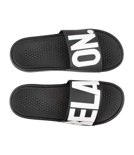 Mens Speedy Logo Printed Slide Black Coqui