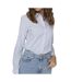 Chemise bleu/blanche femme jdy mio-1