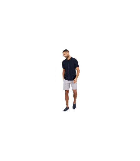 Polo Manches Courtes Homme Bleu Marine Foncé Brave Soul