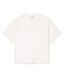 T-shirt ample femme crème Lacoste-1
