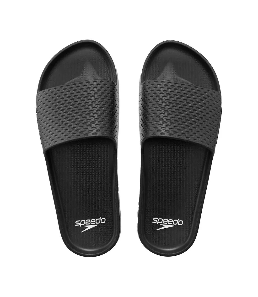 Claquettes Plates Motif/style Logo Essential Homme Noir Speedo-1