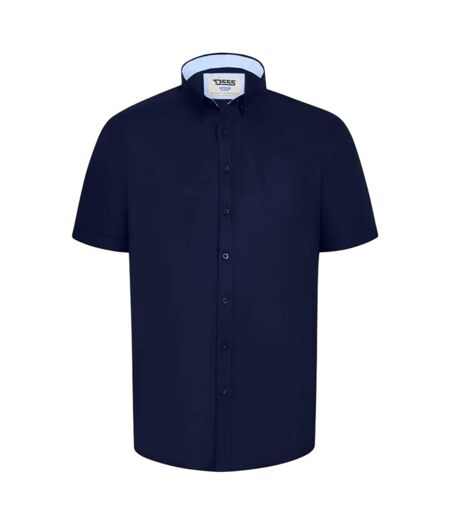 Mens James D555 Oxford Kingsize Tall Shirt Navy Duke