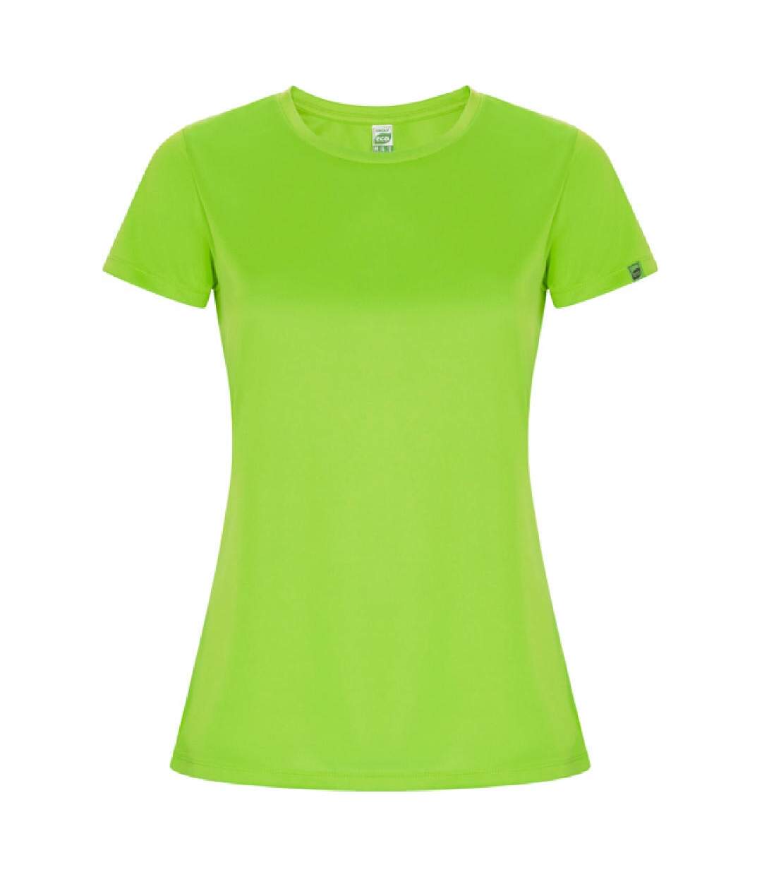 T-shirt Imola Femme Vert Fluo Roly Eco-1