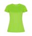 T-shirt Imola Femme Vert Fluo Roly Eco-1