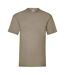 Mens valueweight t-shirt khaki green Fruit of the Loom