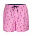 Short De Bain Motif/style Homard Homme Rose Hot Tuna-1