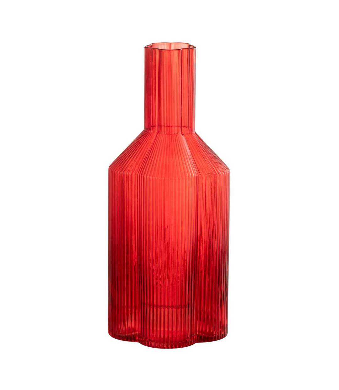 Carafe en Verre Fiole 27cm Rouge-1