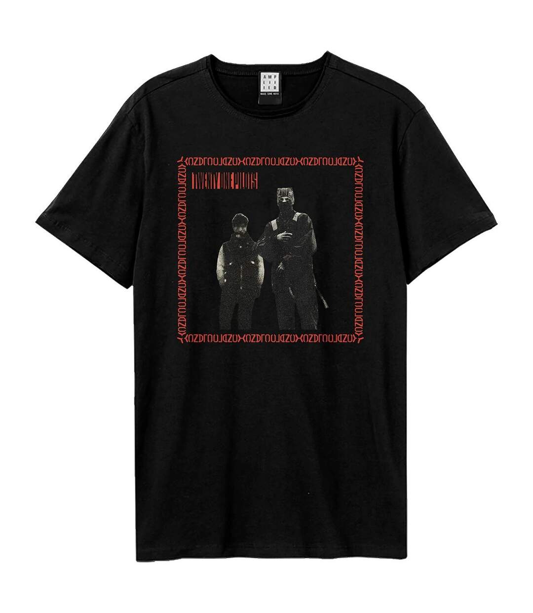 T-shirt Style Twenty One Pilots Rune Frame Adulte Noir Amplified-1