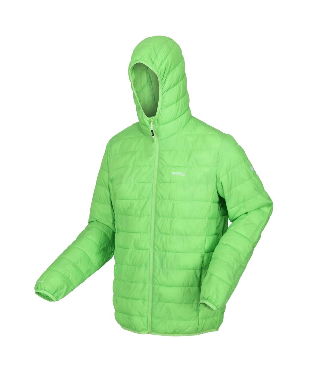 Mens hillpack hooded lightweight jacket jasmine green Regatta-3