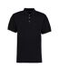 Polo À Manches Courtes Homme Noir Kustom Kit-1