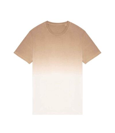 Unisex Adult Dip Dye T-shirt Wet Sand Native Spirit
