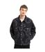 Mens Wes Slim Denim Jacket Black Hugo-4
