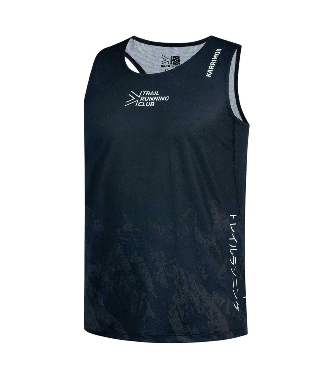 Débardeur Motif/style Imprimé Au Dos Performance Homme Noir Karrimor-3