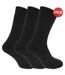 Lot de 3 Chaussettes thermiques homme noir Universal Textiles