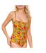 Maillot de bain jaune/vert/rose femme grain de sable lisa-1