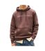 Sweat marron homme tommy hilfiger tjm reg linear-1