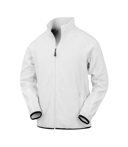 Result Genuine Recycled Mens Microfleece Jacket (White)