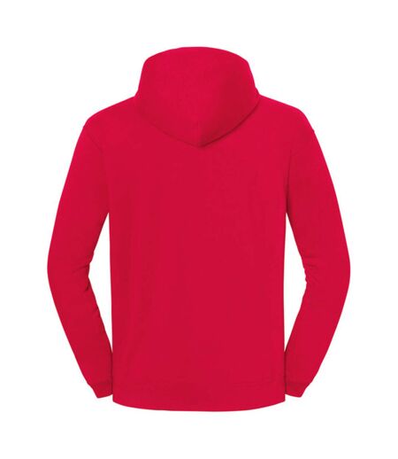 Mens Iconic Premium Hooded Sweat Jacket Red Fruit Of The Loom