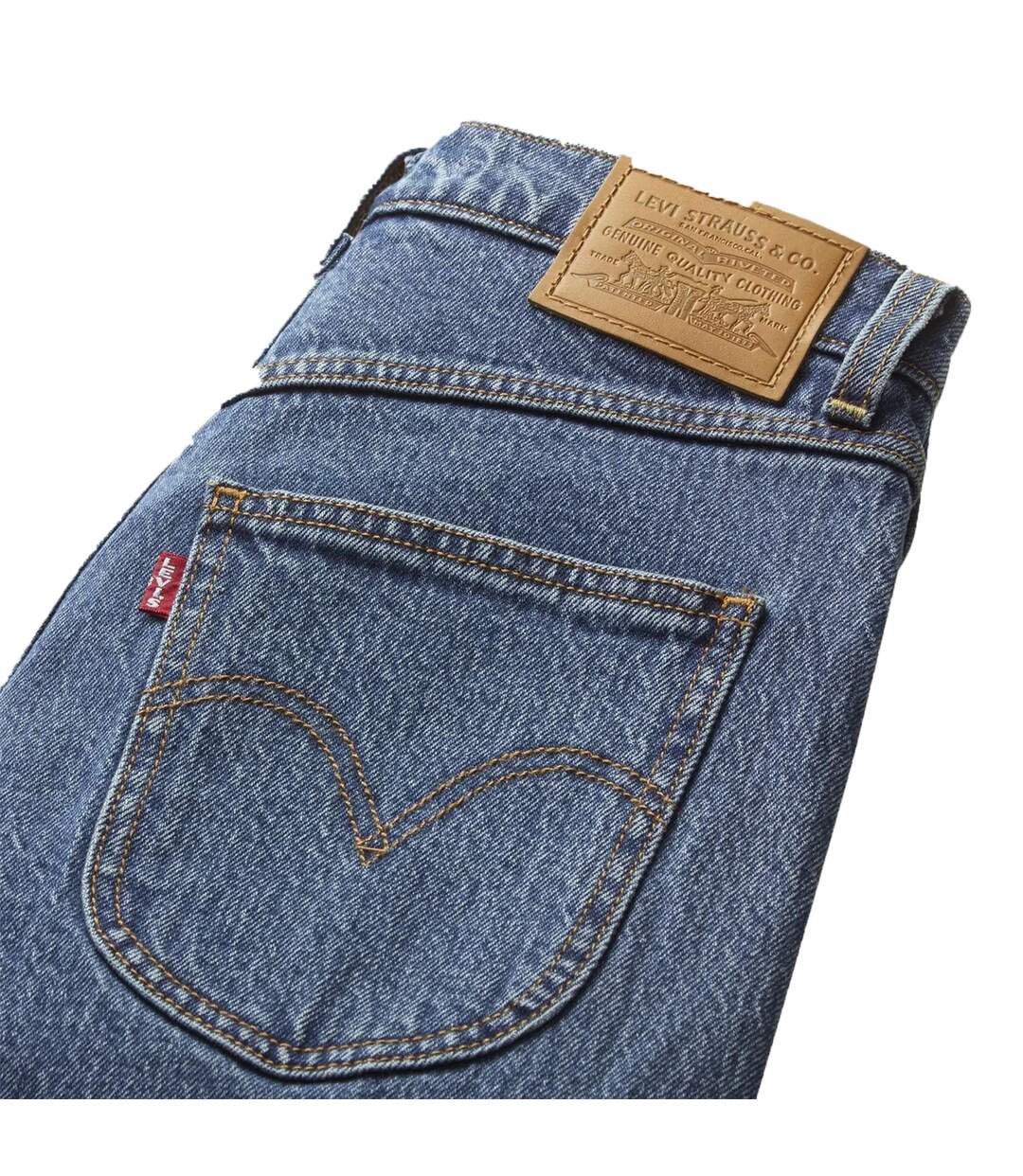 Jean Ribcage Femme Valley Stone Levis-4