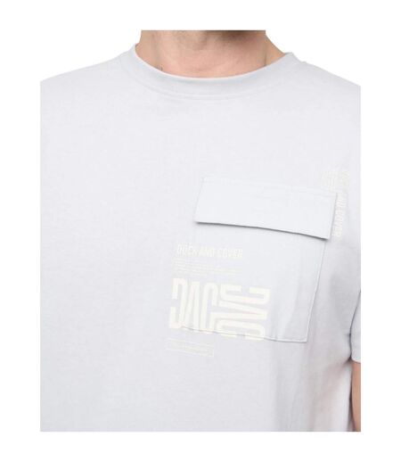Mens Trentflax T-shirt Light Blue Duck And Cover