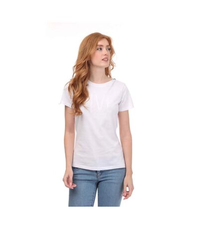 T-shirt femme blanc Armani
