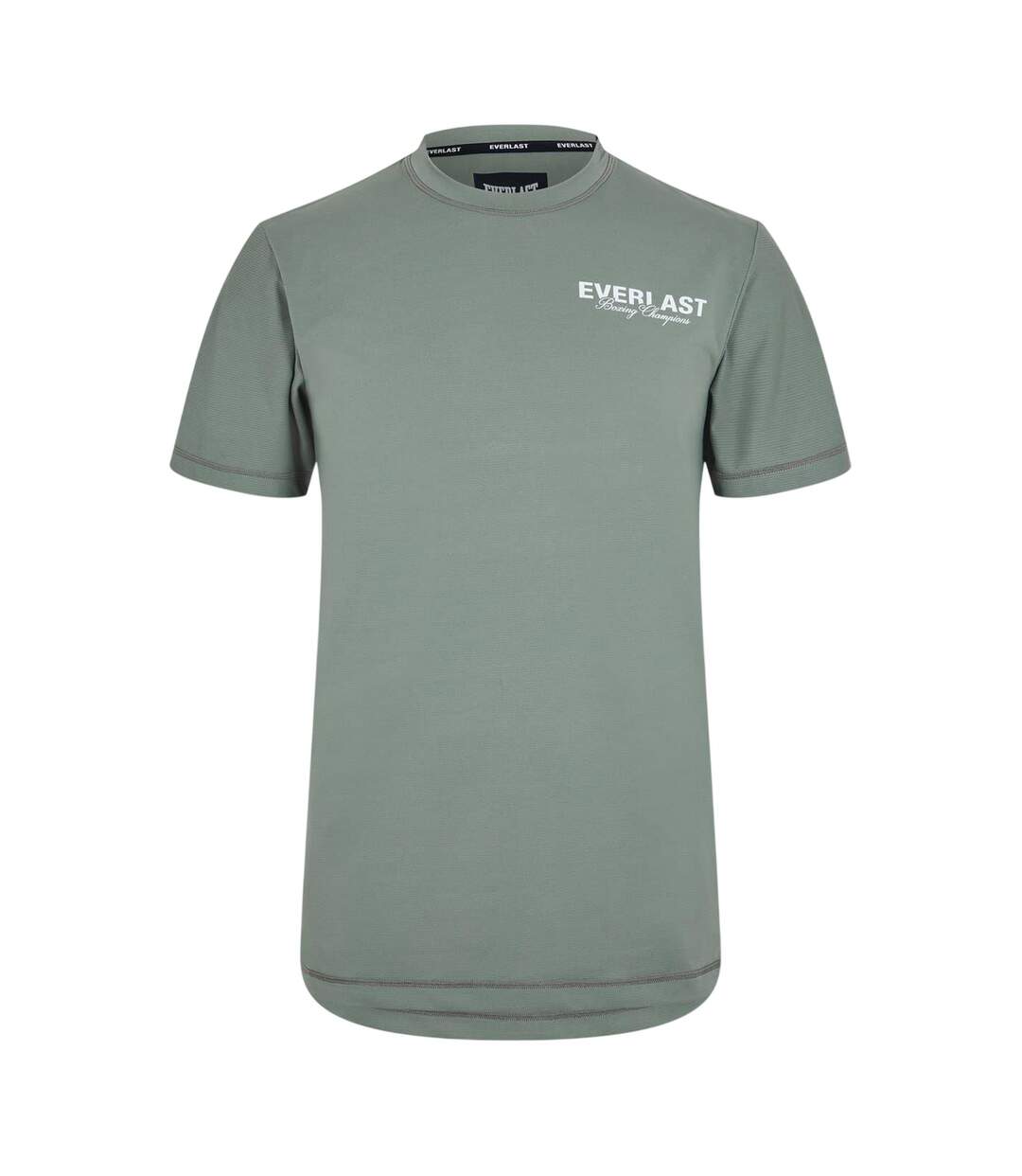 T-shirt Entraînement Motif/style Logo Homme Kaki Everlast-1