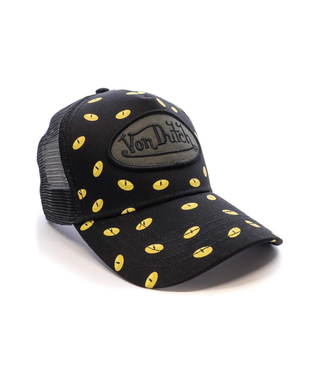 Casquette Noire/Jaune Homme Von Dutch 909130 - Taille unique-2