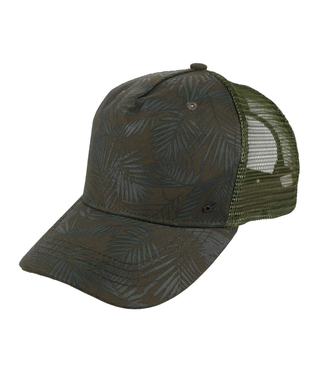 Mens tassian palm print trucker cap capulet Regatta