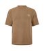 Mens Logo Knitted T-shirt Mocha Belier-2