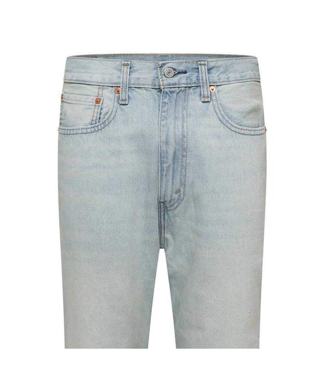 Mens Cotton Denim Loose Fit Jeans Light Blue Levis-3
