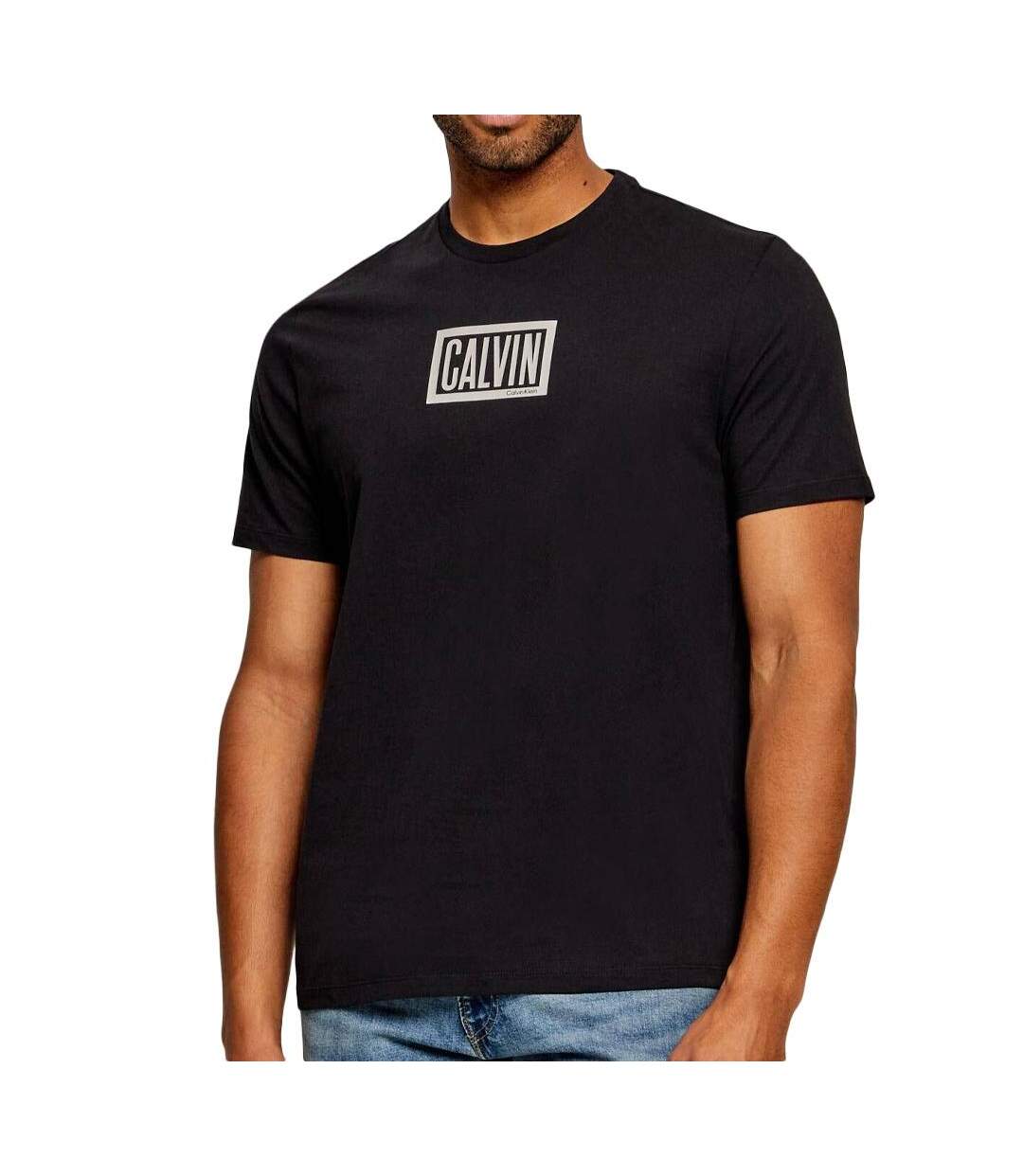 T-Shirt noir homme calvin klein jeans boxed-1