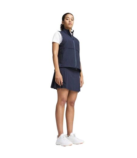 Womens/ladies Performance Sleeveless Golf Gilet Navy Blazer Puma