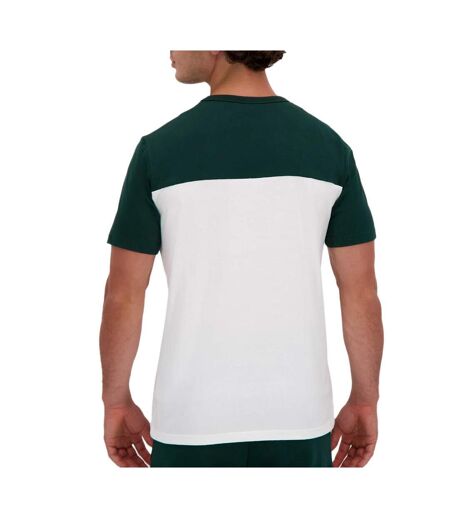 T-Shirt vert/blanc homme le coq sportif contemporain - l