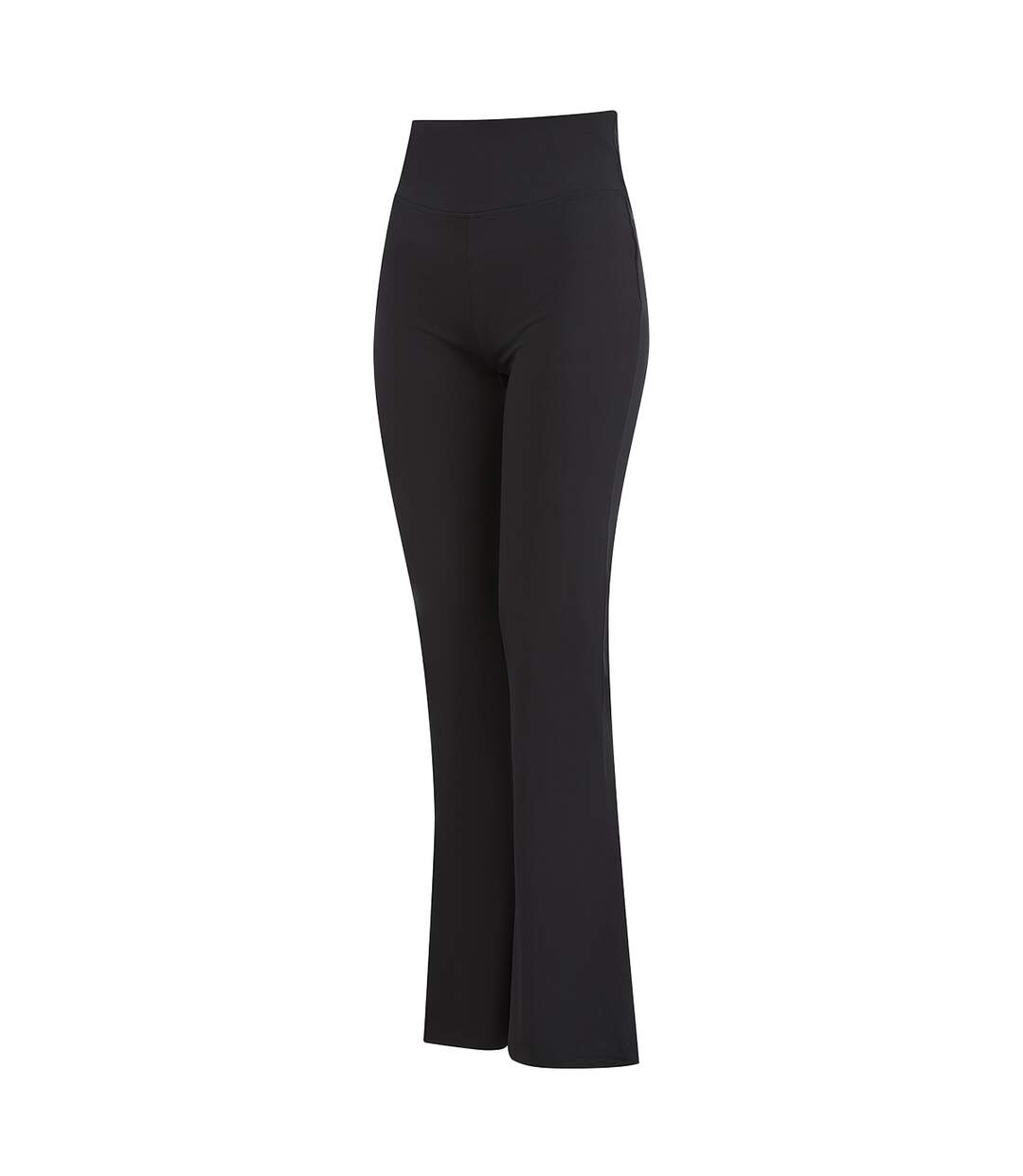 Womens/ladies flared leggings black SF-4