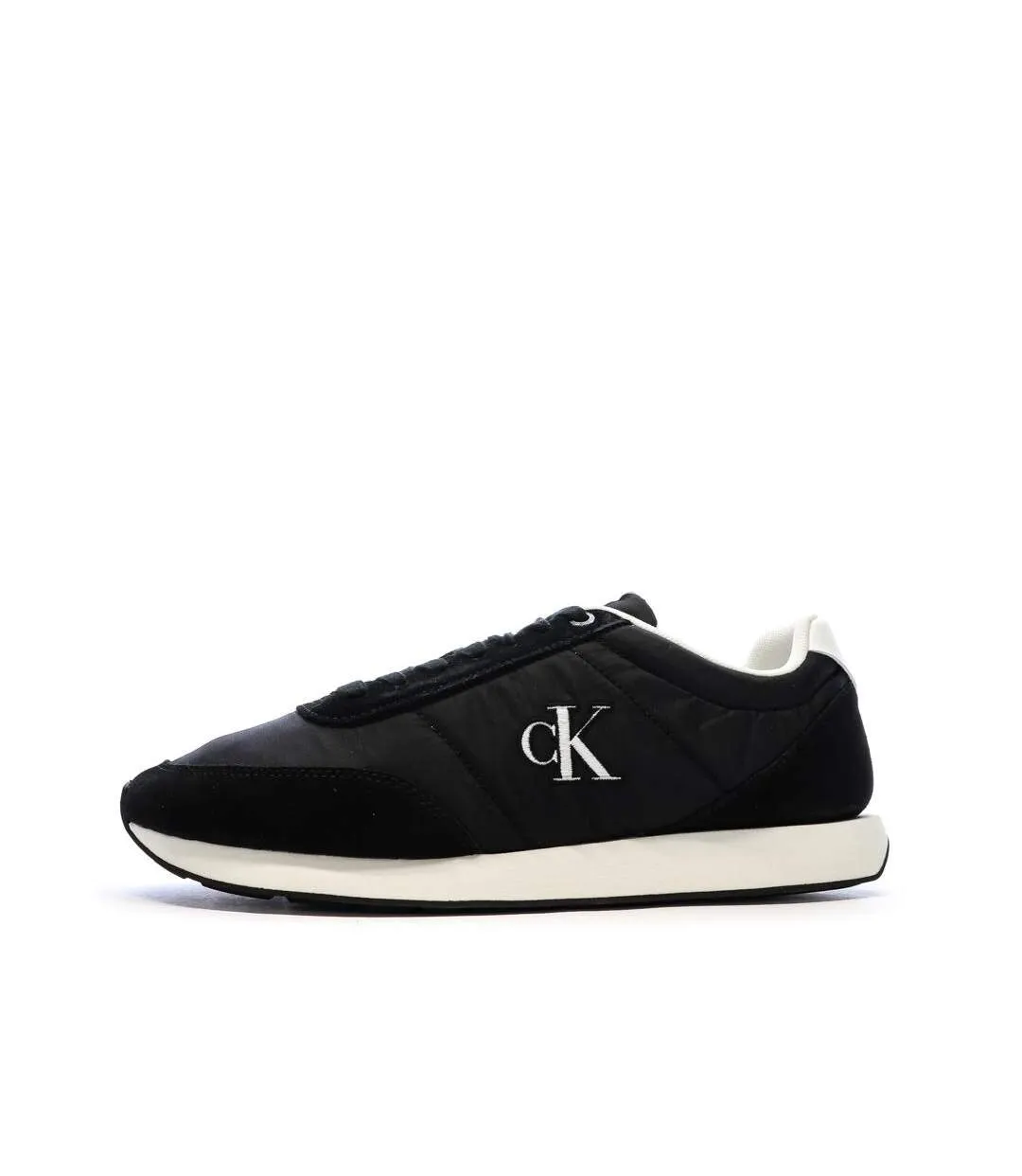 Baskets noires homme calvin klein jeans retros-1